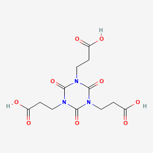 Chemical structure of Tris(2-carboxyethyl) isocyanurate