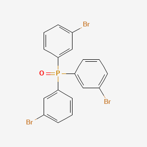 Chemical structure of Tris(3-bromophenyl)phosphine Oxide