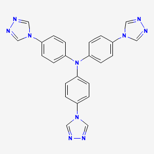 Chemical structure of Tris(4-(4H-1,2,4-triazol-4-yl)phenyl)amine