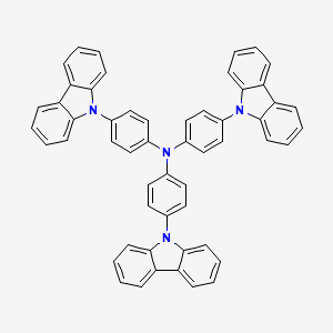 Chemical structure of Tris(4-carbazoyl-9-ylphenyl)amine