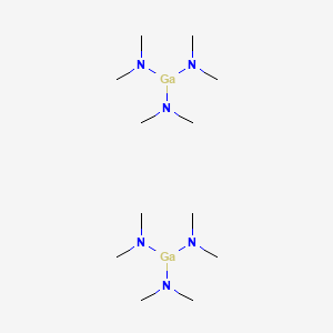 Chemical structure of Tris(dimethylamido)gallium(III)