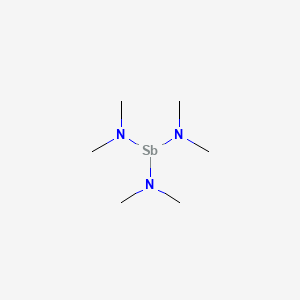 Chemical structure of Tris(dimethylamino)antimony
