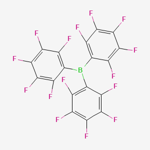 Chemical structure of Tris(perfluorophenyl)borane