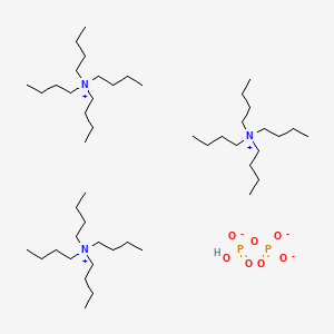 Chemical structure of Tris(tetrabutylammonium) hydrogen pyrophosphate