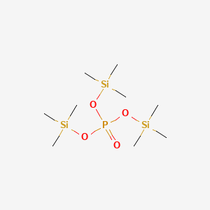 Chemical structure of Tris(trimethylsilyl) phosphate
