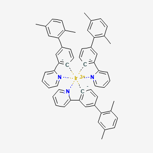 Chemical structure of Fac-tris(2-(3-p-xylyl)phenyl)pyridine iridium(III)