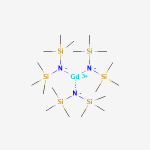 Chemical structure of Tris[N,N-bis(trimethylsilyl)amide]gadolinium(III), 98%