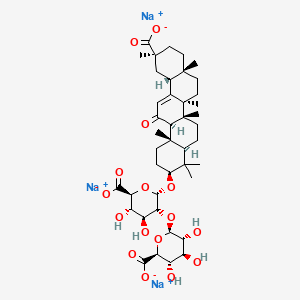 Chemical structure of Trisodium Glycyrrhizate