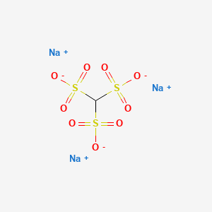 Chemical structure of Sodium methanetrisulfonate