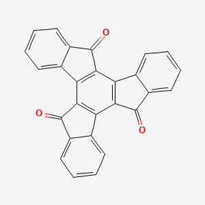 Chemical structure of Truxenone