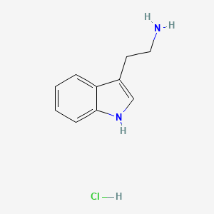 Chemical structure of Tryptamine hydrochloride