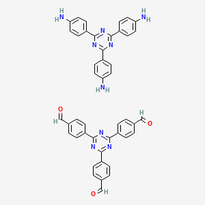 Chemical structure of TTI-COF