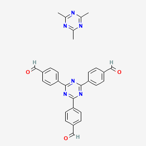 Chemical structure of TTO-COF