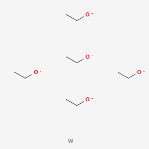 Chemical structure of Tungsten(V) ethoxide