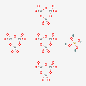 Chemical structure of Tungstosilicic acid