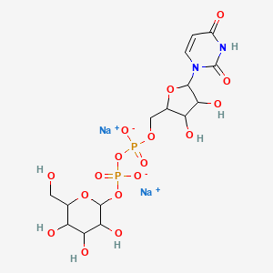 Chemical structure of UDP-α-D-Glucose (sodium)