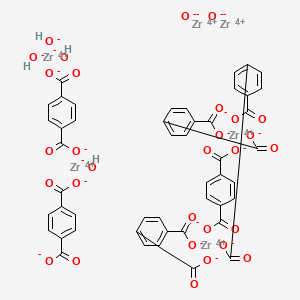 Chemical structure of UiO 66