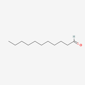 Chemical structure of Undecanal