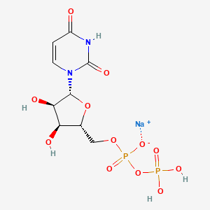 Chemical structure of Uridine 5'-(trihydrogen diphosphate) sodium salt