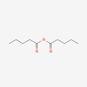 Chemical structure of Valericanhydride