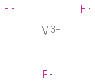 Chemical structure of Vanadium Trifluoride