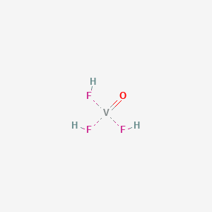 Chemical structure of Vanadium(V) oxyfluoride