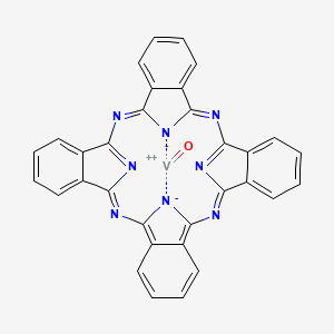 Chemical structure of Vanadyl phthalocyanine