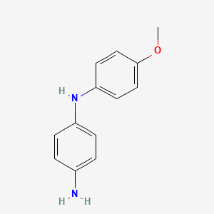 Chemical structure of 1,4-Benzenediamine, N1-(4-methoxyphenyl)-