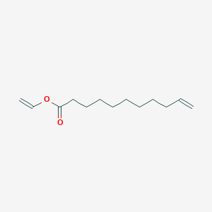 Chemical structure of 10-Undecenoic Acid Vinyl Ester