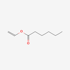 Chemical structure of Vinyl hexanoate