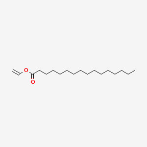 Chemical structure of Hexadecanoic acid, ethenyl ester