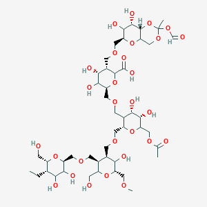 Chemical structure of Xanthan gum
