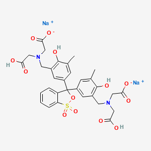Chemical structure of Xylenol orange, indicator (disodium)
