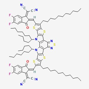 Chemical structure of Y6-BO-4F