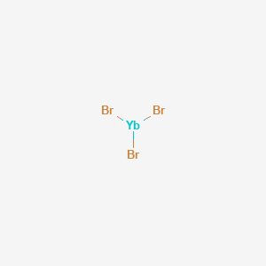 Chemical structure of Ytterbium bromide (YbBr3)