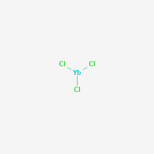 Chemical structure of Ytterbium chloride
