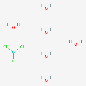 Chemical structure of Ytterbium chloride hexahydrate
