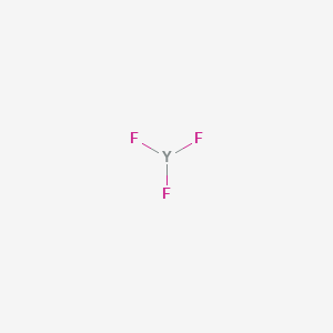 Chemical structure of Yttrium fluoride