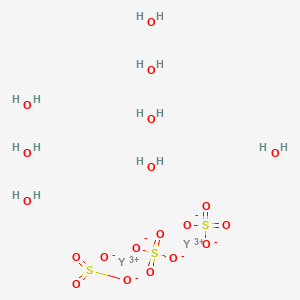 Chemical structure of Yttrium sulfate octahydrate, 99·99%