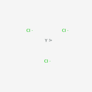 Chemical structure of Yttrium(III) chloride