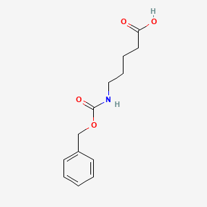 Chemical structure of Z-5-Ava-OH