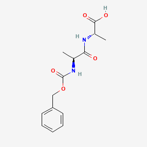 Chemical structure of Z-Ala-Ala-OH