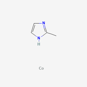 Chemical structure of ZIF-67(Co)