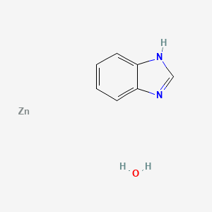 Chemical structure of ZIF-7