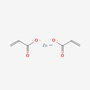Chemical structure of Zinc acrylate,98%