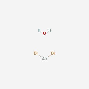 Chemical structure of Zinc bromide hydrate