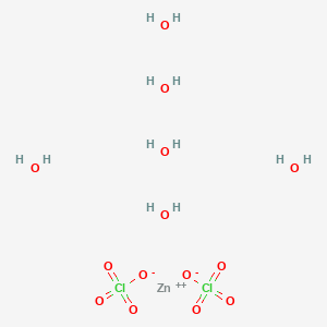 Chemical structure of Zinc diperchlorate hexahydrate