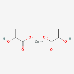 Chemical structure of Zinc lactate