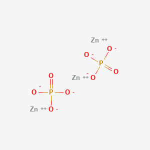 Chemical structure of Zinc phosphate