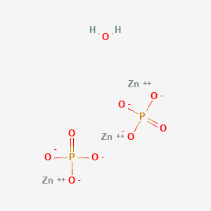Chemical structure of Zinc phosphate hydrate